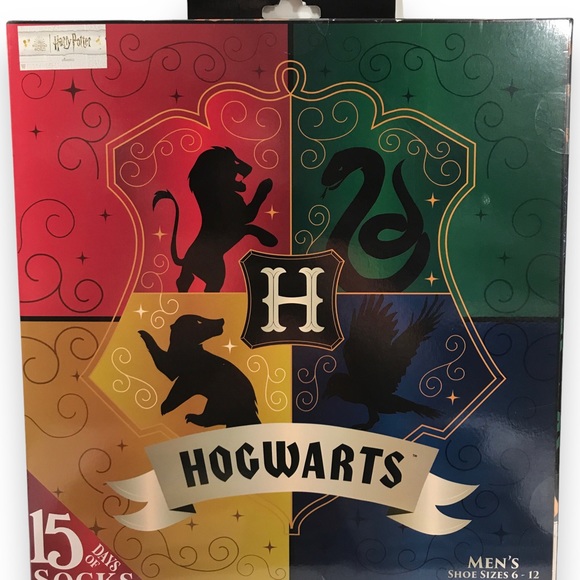 Hogwarts Other - Hogwarts Collection 15 Days of Socks Mens Shoe Size 6-12